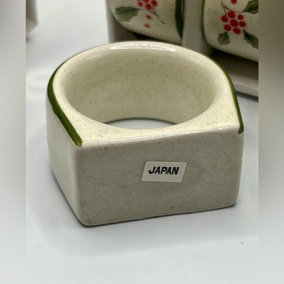 NWT Vintage napkin rings by Studio Nova, 2 sets of 4 - Picture 4 of 7